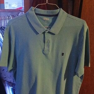 Izod Men's Teal Polo Shirt